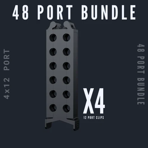 48 Port Bundle - 4 x Sergeant Clips (12 port)