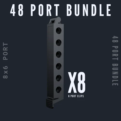 48 Port Bundle - 8 x Sergeant Clip (6 port)