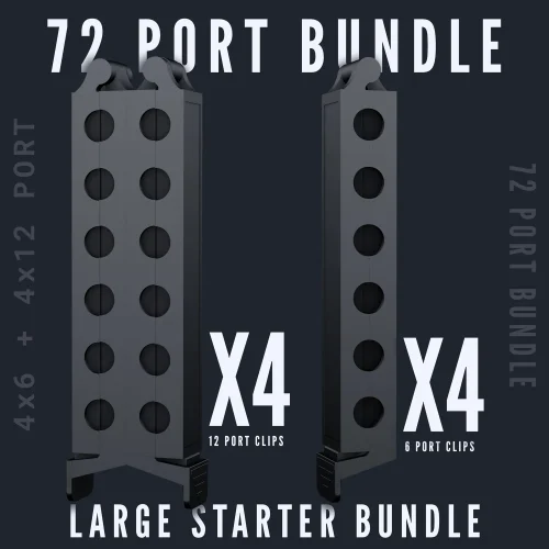 72 Port Large Starter Bundle with Fibre Insert